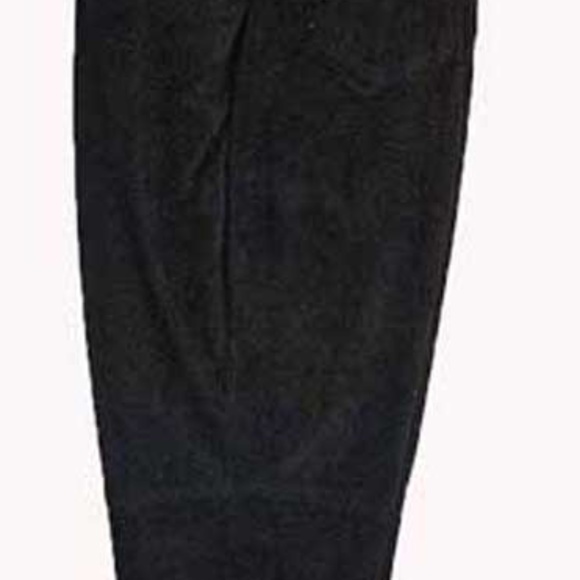 JEANS, SUEDE, WASHABLE, PLUS 20, BLACK, THICKER WARM LINING, FIVE POCKETS, FRONT - Picture 3 of 4